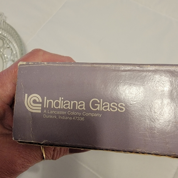 ROYAL BRIGHTON Crystal Glass Condiment Dish Serving Dish Serving Forks Vtg - Picture 8 of 8